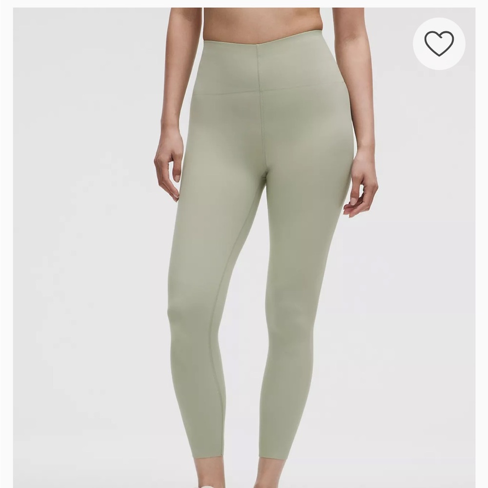 lululemon athletica Glow Up Light Green Leggings